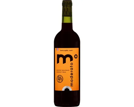 Cuvée Originale Le Rouge 0.0% Moderato, alkoholfrei, Frankreich (0.75l)