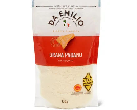 Da Emilio Grana Padano gerieben