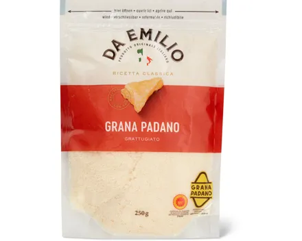 Da Emilio Grana Padano gerieben
