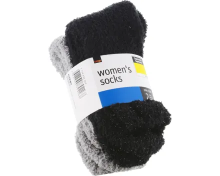 Da-Kuschelsocken one size schwarz 2 Paar