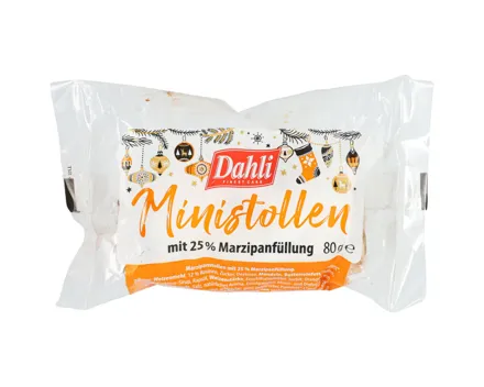 Dahli Stollen mit 25% Marzipan Mini