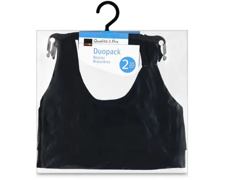 Damen Büstier Duo schwarz L