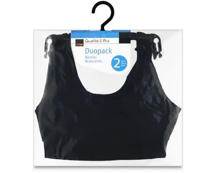 Damen Büstier Duo schwarz S