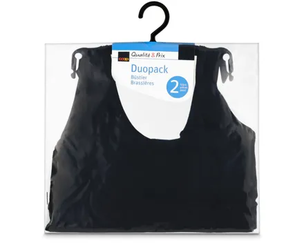 Damen Büstier Duo schwarz XL