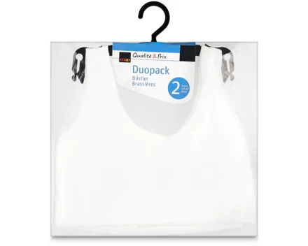 Damen Büstier Duo weiss 100 L