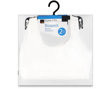 Damen Büstier Duo weiss 100 M