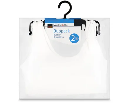 Damen Büstier Duo weiss 100 S