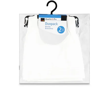 Damen Büstier Duo weiss 100 XL