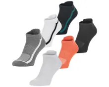 Damen/Herren-Fitness-Socken, 3-teilig, Low Cut