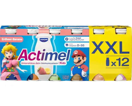 Danone Actimel Kids Joghurtdrink Erdbeer-Banane