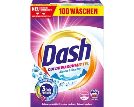 Dash Colorwaschmittel Alpen Frische