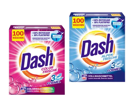 DASH Pulver Colorwaschmittel