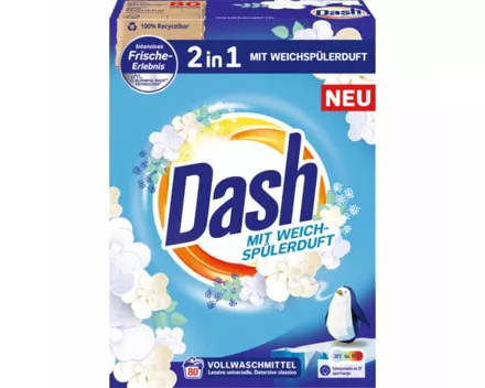 Dash Waschpulver 2in1 Regulär 80 Waschgänge