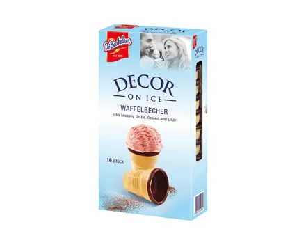 DeBeukelaer Decor on Ice Waffelbecher / Eistüten