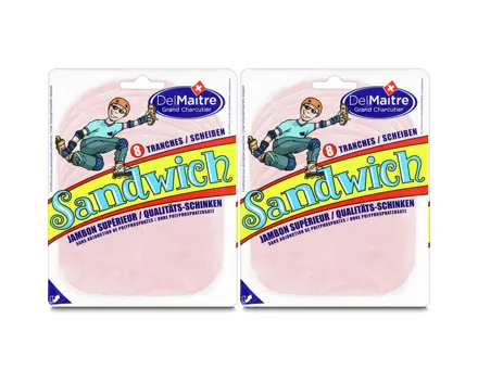 Del Maître Sandwichschinken 2x 120g