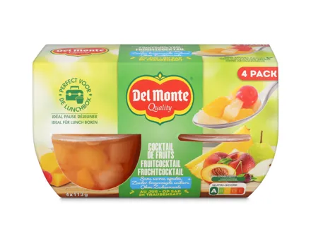 Del Monte Fruchtbecher 4x62g