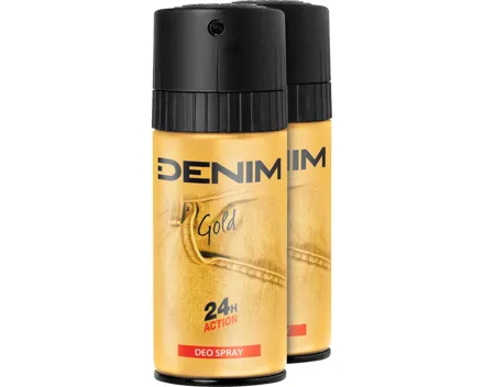 Denim Deo Spray Gold 2 x 150 ml