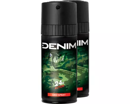 Denim Deo Spray Wild 2 x 150 ml