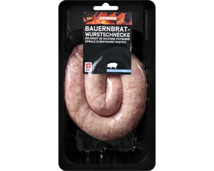 Denner BBQ Bauernbratwurstschnecke