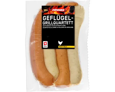 Denner BBQ Geflügel-Grillquartett