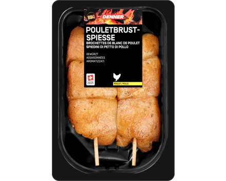 Denner BBQ Pouletbrustspiesse