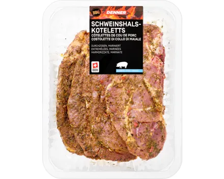 Denner BBQ Schweinshalskoteletts
