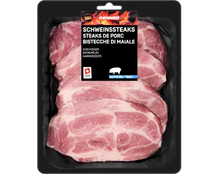 Denner BBQ Schweinssteaks