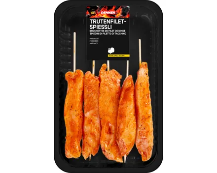 Denner BBQ Trutenfiletspiessli