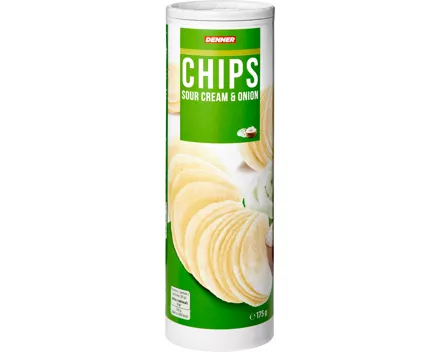 Denner Chips Sour Cream & Onion