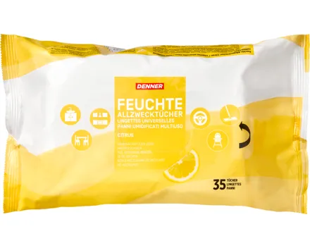 Denner feuchte Allzwecktücher