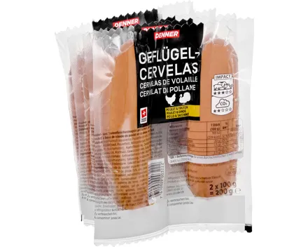 Denner Geflügelcervelas