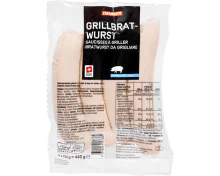 Denner Grillbratwurst