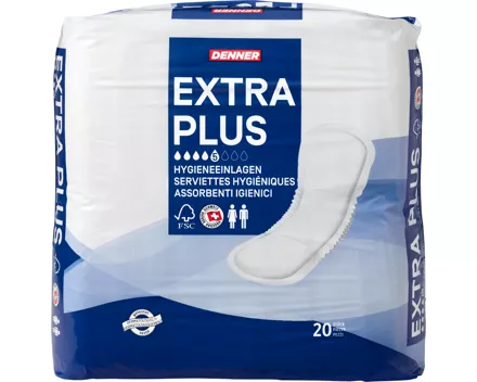 Denner Hygieneeinlagen Extra Plus