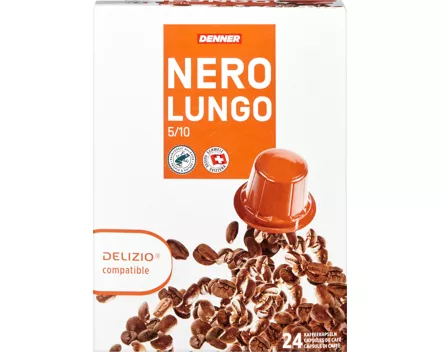 Denner Kaffeekapseln Nero Lungo