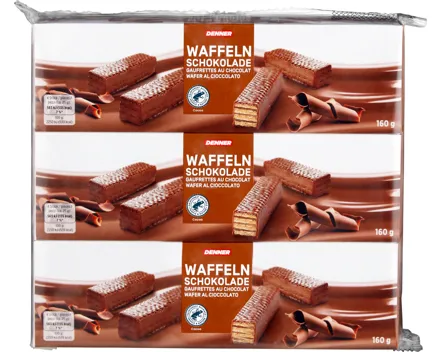 Denner Waffeln Schokolade