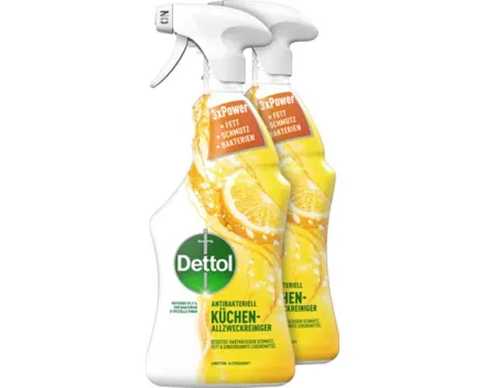 Dettol Allzweckreiniger Limette + Zitrone 2 x 750 ml