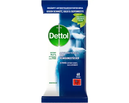 Dettol Bad antibakterielle Reinigungstücher Ocean