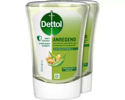 Dettol Seife Nachfüller Green Tea & Ginger 2 x 250 ml