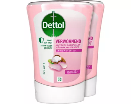 Dettol Seife Nachfüller Sheabutter & Rosenessenz 2 x 250 ml