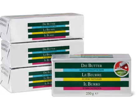 Die Butter, 4er-Pack