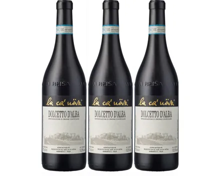 Dolcetto d'Alba DOC La Ca'Növa 3x 75cl (2024) – Rotwein, Italien (0.75l)