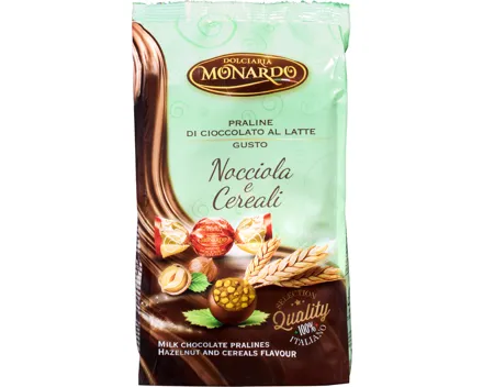 Dolciaria Monardo Pralinés Haselnuss und Cerealien