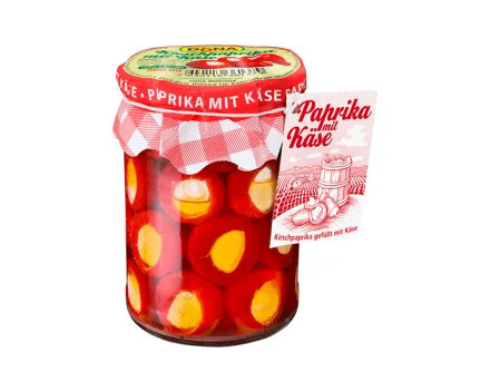 Dona Kirschpaprika gefüllt mit Käse