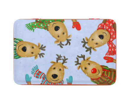 Dose Xmas Party 15x10cm rot