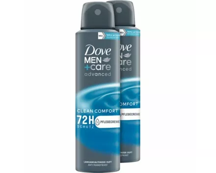 Dove Aero Men Clean Comfort 2 x 150 ml