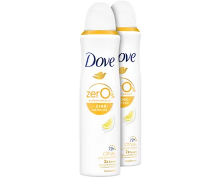 Dove Aero Zink Komplex Citrus 2 x 150 ml