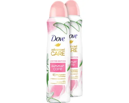 Dove Anti-Transpirant Spray Advanced Care Summer Care 2 x 150 ml