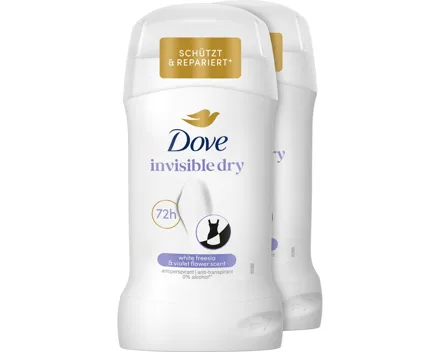 Dove Deo-Stick Invisible Dry 2 x 50 ml