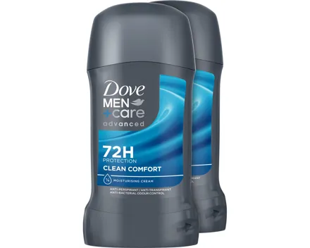 Dove Deostick Men & Care Clean Comfort 2 x 50 ml