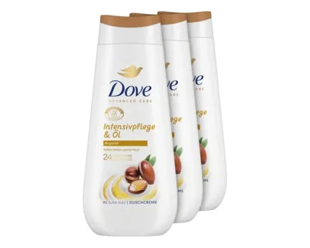 Dove Dusch Advanced Feuchtigkeit + Öl 3 x 225 ml